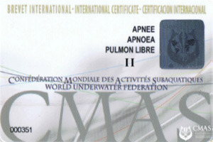 Brevetto di Apnea 2º livello