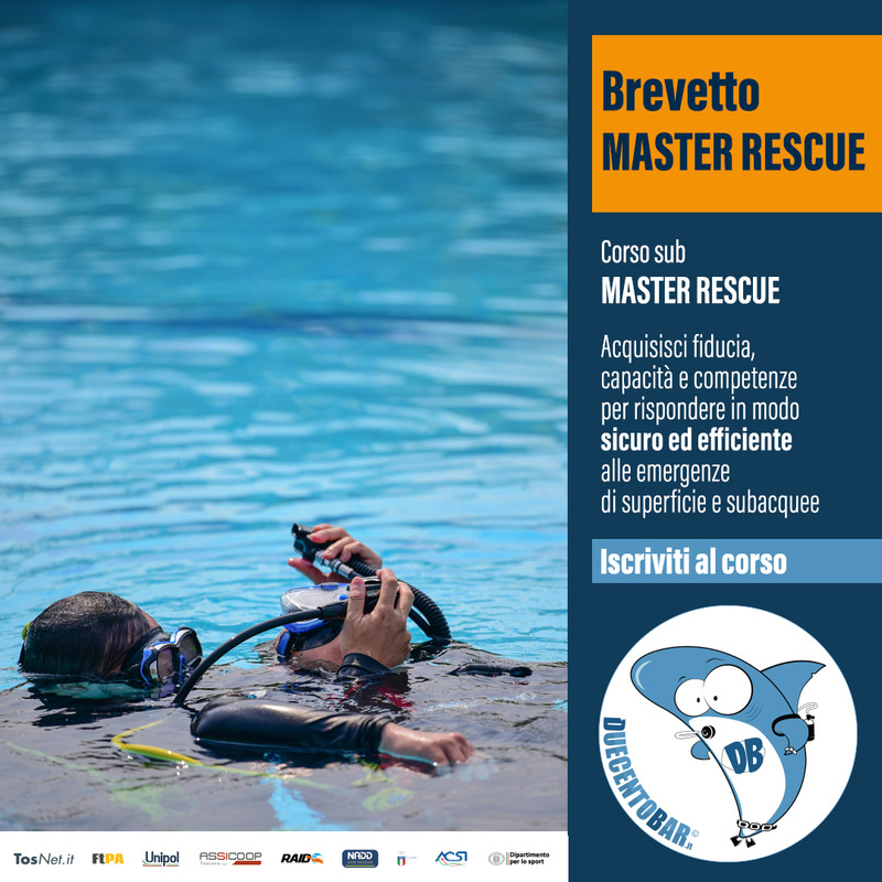 CORSO SUB MASTER RESCUE DIVER